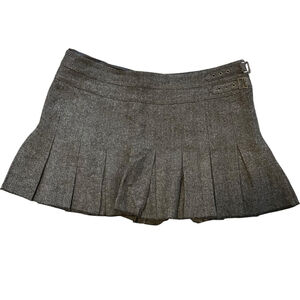 Y2K American Eagle Pleated Micro Mini Skirt Preppy Indie